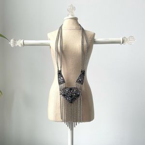 Forever 21 Statement Silver Necklace